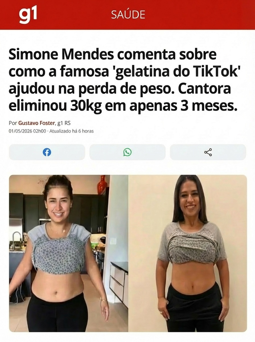 Notícia sobre emagrecimento
